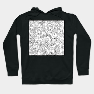 pattern of spirals Hoodie